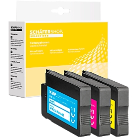 Schäfer Shop Select Tinten-Multipack, ersetzt HP 953XL Serie, cyan, magenta, gelb