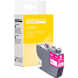 Schäfer Shop Select Tintenpatrone ersetzt Brother LC-422XLM, magenta pigmentiert