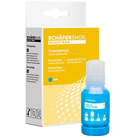 Schäfer Shop Select Tintenpatrone, ersetzt Canon GI-56C (4430C001), bis 14000 Seiten, Einzelpack, cyan