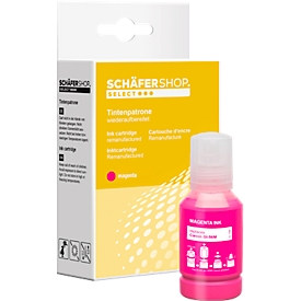 Schäfer Shop Select Tintenpatrone, ersetzt Canon GI-56M (4431C001), bis 14000 Seiten, Einzelpack, magenta