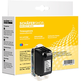 Schäfer Shop Select Tintenpatrone, ersetzt HP 78 (C6578AE), Einzelpack, Tri-Colour