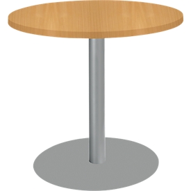 Schäfer Shop Select Tisch mit Tellerfuß, ø 800 x H 717 mm, Kirsche-Romana 