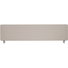Schäfer Shop Select Tischtrennwand, Materialstärke 30 mm, B 800 x H 387 mm,  100 % Post-Consumer-Recyclingpolyester, beige