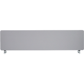 Schäfer Shop Select Tischtrennwand, Materialstärke 30 mm, B 800 x H 387 mm,  100 % Post-Consumer-Recyclingpolyester, hellgrau