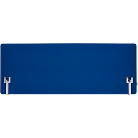 Schäfer Shop Select Tischtrennwand, Materialstärke 30 mm, B 800 x H 600 mm,  100 % Post-Consumer-Recyclingpolyester, dunkelblau