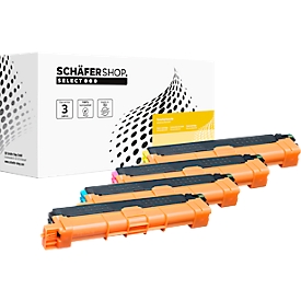 Schäfer Shop Select Toner, remplace Brother TN-243CMYK, Mixpack, noir, cyan, magenta, jaune