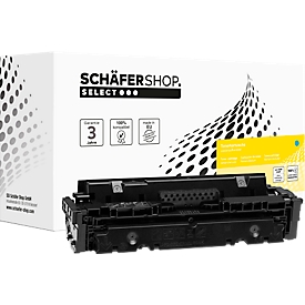 Schäfer Shop Select Toner, remplace HP 415X (W2031X), pack individuel, cyan