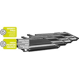 Schäfer Shop Select Toner-Set ersetzt HP 117A Serie, schwarz, cyan, magenta, gelb
