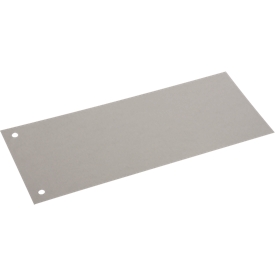 Schäfer Shop Select Trennstreifen, 2-fach-Lochung, bedruckbar, 100 Stück, B 240 x H 105 mm, Karton, grau