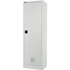 Schäfer Shop Select Umweltschrank, B 600 x T 500 x H 1935 mm, 4 Wannen à 11 Liter, lichtgrau