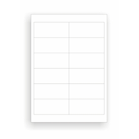 Schäfer Shop Select Universal-Etiketten, 97,0 x 42,3 mm, Permanentkleber, 1200 Stück