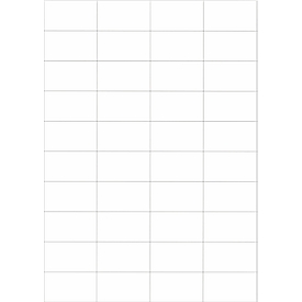 Schäfer Shop Select Universal labels, 52.5 x 29.7 mm, Permanent glue, 4000 pieces