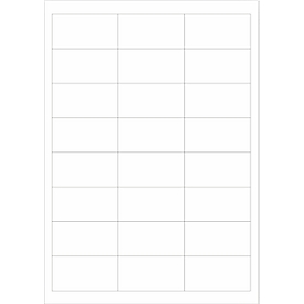 Schäfer Shop Select Universal labels, 64.6 x 33.8 mm, Permanent glue, 2400 pieces