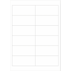 Schäfer Shop Select Universal labels, 97.0 x 42.3 mm, Permanent glue, 1200 pieces