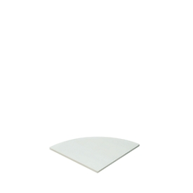 Schäfer Shop  Select Verbindingsplaat Moxxo IQ, 90°, kwartcirkel, B 800 x D 800 mm, lichtgrijs