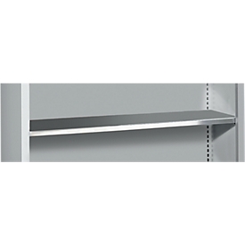 Schäfer Shop Select Zusatzböden, für Materialschränke ohne Mitteltrennwand &  mit T 400 mm, B 800 x T 400 mm, verzinkter Stahl, silber