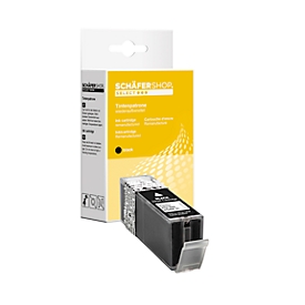 Schäfer Shop Tintenpatrone, kompatibel zu PGI-550PG BK XL, schwarz