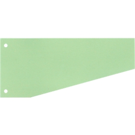 SCHÄFER SHOP Trapeztrennstreifen, Karton, 100 Stück, grün