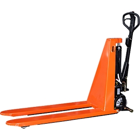 Schefer elektrische schaarhefwagen SHW Premium 10 E, handmatig rijdend, draagvermogen 1000 kg, vorklengte 1170 mm, hefhoogte 800 mm