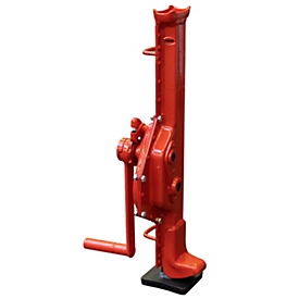 Schefer Stahlwinde SW100, manuell per Handkurbel, Traglast 10000 kg, Hubhöhe 390 mm, Ansatzhöhe 100 mm, Stahl