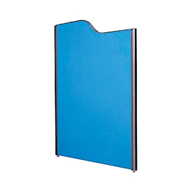 Scheidingswand, 1800 x 850 mm, antraciet/donkerblauw