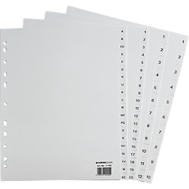 Schfer Shop Select PP tabs, gris, 1-12