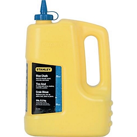 Schlagschnurkreide, blau, wasserfest, schwer löslich, in Kunststoff-Flasche, Inhalt 1000 g, 6 Stück