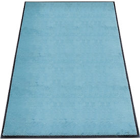 Schmutzfangmatte Eazycare Style von Miltex, eckig, antistatisch, UV-beständig, waschbar, ECONYL® & Niltrilgummi, 1200 x 2000 mm, pastellblau
