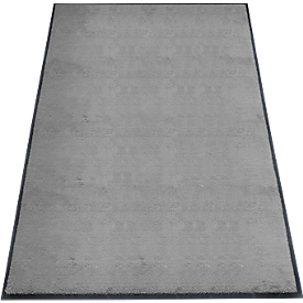 Schmutzfangmatte miltex Eazycare Style, eckig, antistatisch, UV-beständig, waschbar, High-Twist-Nylon & Niltrilgummi, 1200 x 2000 mm, basaltgrau