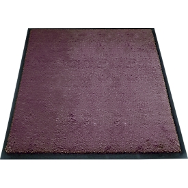 Schmutzfangmatte miltex Eazycare Style, eckig, antistatisch, UV-beständig, waschbar, High-Twist-Nylon & Niltrilgummi, 750 x 850 mm, purpurviolett