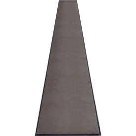 Schmutzfangmatte miltex Eazycare Style, eckig, antistatisch, UV-beständig, waschbar, High-Twist-Nylon & Niltrilgummi, 850 x 3000 mm, graubraun