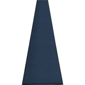 Schmutzfangmatte miltex Eazycare Style, eckig, antistatisch, UV-beständig, waschbar, High-Twist-Nylon & Niltrilgummi, 850 x 3000 mm, stahlblau