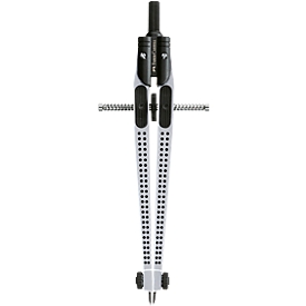 Schnellverstell-Zirkel Faber-Castell GRIP, mit rutschfester Nadel-/Minenklemmung