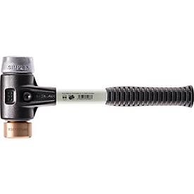 Schonhammer SIMPLEX L.300mm Kopf-Ø 30mm hart Fiberglas Stahlguss