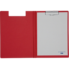 Schreibmappe Maul MAULbalance, A4, Klemmweite 8 mm, individualisierbar, aufhängbar, L 323 x B 234 x H 16 mm, Karton, recycelbar, rot