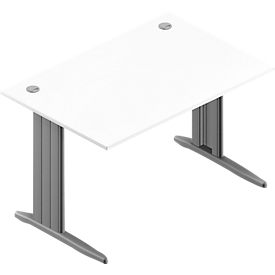 Schreibtisch ARLON-OFFICE, B 1200 x T 800 x H 730 mm, weiß