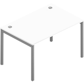 Schreibtisch ARLON-OFFICE, B 1200 x T 800 x H 730 mm, weiß