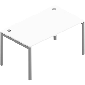 Schreibtisch ARLON-OFFICE, B 1400 x T 800 x H 730 mm, weiß