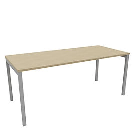Schreibtisch ARLON-OFFICE, B 1800 x T 800 x H 730 mm, Eiche-Dekor