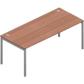 Schreibtisch ARLON-OFFICE, B 1800 x T 800 x H 730 mm, Nuss Canaletto