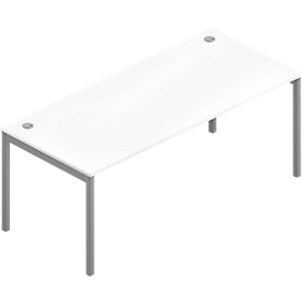 Schreibtisch ARLON-OFFICE, B 1800 x T 800 x H 730 mm, weiß
