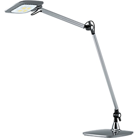 Schreibtisch-Lampe LED E-Motion, mit Sensorschaltung, 3 Farbtemp., silber