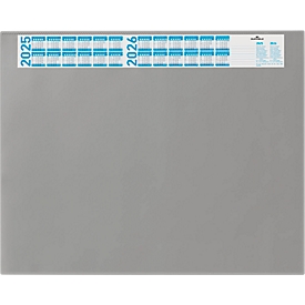Schreibunterlage mit Kalender, grau