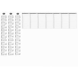 Schreibunterlage schwarz, 30 Blatt