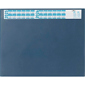 Schrijfonderlegger met kalender, blauw