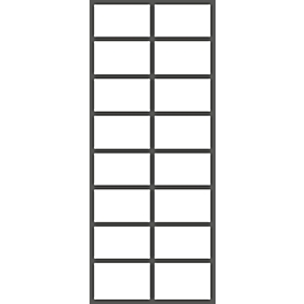 Schubladen-Einteilung SE 5181, Sechzehntel-Teilung, T500xB112xH100mm