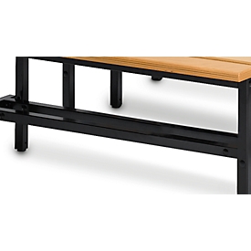 Schuhrost, für Sitzbank, B 995 x T 200 mm (ohne Bank)