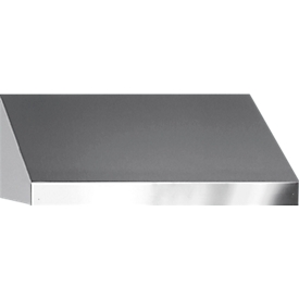 Schuine afdekking voor rvs locker, voor compartimentbreedte 300 mm