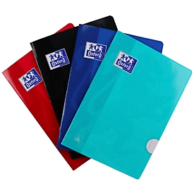 Schulhefte OXFORD School DIN A4, 38 Blatt, kariert, farbsortiert, assortiert, 10 Stk.