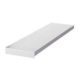 Schulte Lagertechnik Panneau en acier pour rayonnage à palettes, épaisseur 1,25 mm, L 300 x H 40 mm, pour profondeur de rayonnage 800 mm, galvanisé, jusqu'à 300 kg